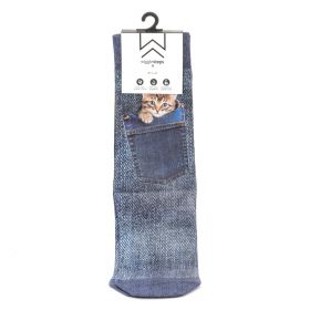 Γυναικείες Κάλτσες Wigglesteps Χρώματος Μπλε JEANS CAT