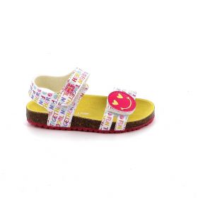 Children's Pedile for Girl Agatha Ruiz De La Prada Sandalia Bio Fun Together Color White 242937-A