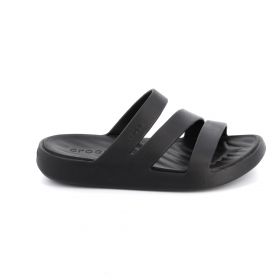 Γυναικεία Σαγιονάρα Crocs Getaway Strappy Ανατομική Χρώματος Μαύρο 209587-001