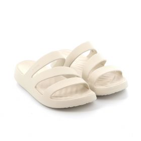 Γυναικεία Σαγιονάρα  Crocs Getaway Strappy Ανατομικό Χρώματος Μπεζ 209587-160