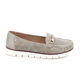 Women's Moccasini B-Soft Color Anatometic Silver 10287