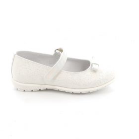 Children's Baretta for Girl Ricco Mondo Color White Glitter 1770. W