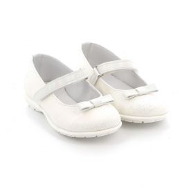 Children's Baretta for Girl Ricco Mondo Color White Glitter 1770. W