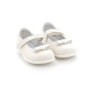 Children's Baretta for Girl Ricco Mondo Color White Glitter 240. W