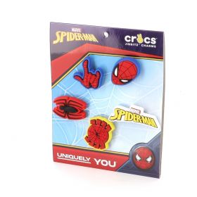 Αξεσουάρ Σετ Διακοσμητικών Παπουτσιών Crocs Spiderman Πολύχρωμα 10010007-UNC 5 Τεμάχια