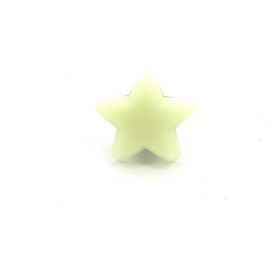 Αξεσουάρ Διακοσμητικό Παπουτσιών Crocs Jibbitz Glow In The Dark Star Φωσφορίζον Χρώματος Κίτρινο 10012447-UNC