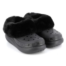 Γυναικείο Σαμπό Crocs Furever Crush Χρώματος  Μαύρο 208446-001