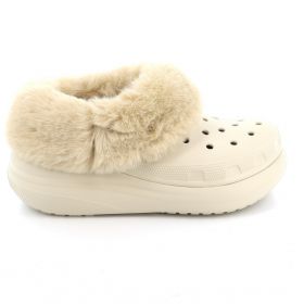 Γυναικείο Σαμπό Crocs Furever Crush Χρώματος Μπεζ 208446-2Y2