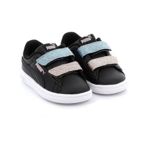 Παιδικό Αθλητικό Παπούτσι για Κορίτσι Puma  Glitter Velcro V Inf Χρώματος Μαύρο 395610-04