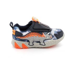 Children's Sports Shoe for Bull Boys Triceratopo Scarpa Bull Boys with Lights On/Off Color Blue DNAL4552B00