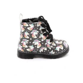 Kids Boot for Girl Bubble Kids Unicorn Color Black C1156S. B