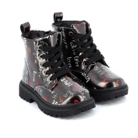 Baby Boot for Girl Bubble Kids Color Black C1242