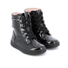 Kids Boot for Girl Lelli Kelly Frangetta Mix Color Black LKHF4364-NE01