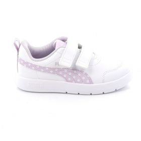 Children's Sports Shoe for Puma Girl Courtflex V3 Dotty V Ps Color White 398758-04