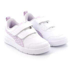 Children's Sports Shoe for Puma Girl Courtflex V3 Dotty V Ps Color White 398758-04