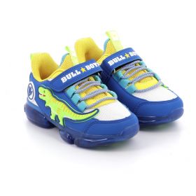 Children's Sports Shoe for Bull Boys T-Rex Roar Boy with Lights & Sound On/Off Color Blue DNAR5008-BIRY