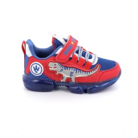 Children's Sports Shoe for Bull Boys T-Rex Roar Boy with Lights & Sound On/Off Color Red DNAR5008-RYRS