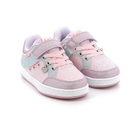 Children's Low Casual for Girl Lelli Kelly Frangetta Mix with Color Lights Pink LKAL8054-ROLI
