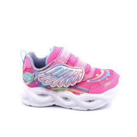 Children's Sports Shoe for Girl Skechers with Lights of Color Rose 303718N-PKMT