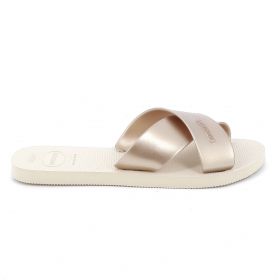 Γυναικεία Σαγιονάρα Havaianas Aqua Χρώματος Μπεζ 4148866-0121