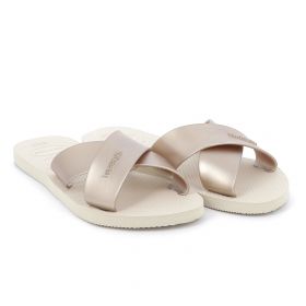 Γυναικεία Σαγιονάρα Havaianas Aqua Χρώματος Μπεζ 4148866-0121