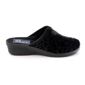 Γυναικεία Παντόφλα Parex Υφασμάτινη Χρώματος Μαύρο 10122148.B