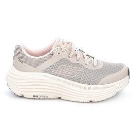 Γυναικείο Αθλητικό Παπούτσι Skechers Max Cushioning Endeavour Χρώματος Μπεζ 129470-NAT