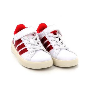 Παιδικό Αθλητικό Παπούτσι για Κορίτσι Adidas Grand Court 3.0 El C Χρώματος Λευκό KJ8650