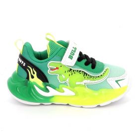 Παιδικό Αθλητικό Παπούτσι για Αγόρι Bull Boys Jurassic Rex με Φωτάκια On/Off Χρώματος Πράσινο DNAL5117B00-VE01