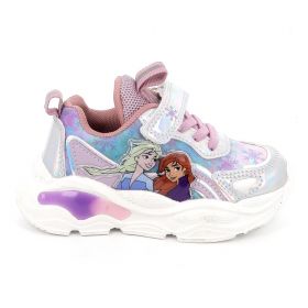 Παιδικό Αθλητικό Παπούτσι για Κορίτσι Disney Frozen με Φωτάκια Χρώματος Πολύχρωμο FZ015235
