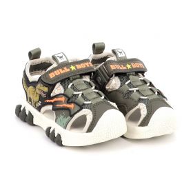 Παιδικό Κλειστό Πέδιλο για Αγόρι Bull Boys T-Rex με Ήχο On/Off Χρώματος Χακί DNCR5190