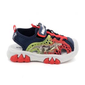 Παιδικό Κλειστό Πέδιλο για Αγόρι Bull Boys Velociraptor με Φωτάκια Χρώματος Μπλε DNCL5194-BL11