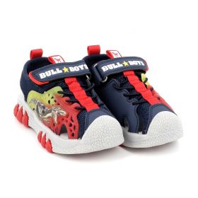 Παιδικό Κλειστό Πέδιλο για Αγόρι Bull Boys Velociraptor με Φωτάκια Χρώματος Μπλε DNCL5194-BL11