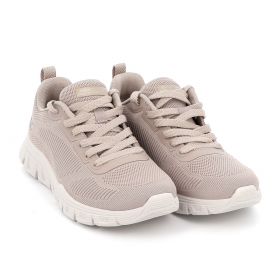 Γυναικείο Αθλητικό Παπούτσι Skechers Bobs B Lite Χρώματος Μπεζ 117700-TPE
