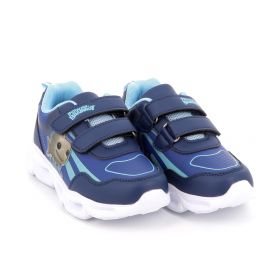Παιδικό Αθλητικό Παπούτσι για Αγόρι Adams Bio με φωτάκια Χρώματος Μπλε SK190-SF061
