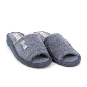 Γυναικεία Πετσετέ Παντόφλα Kolovos Χρώματος Γκρι 03 GKRI