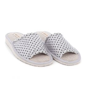 Γυναικεία Πετσετέ Παντόφλα Kolovos Χρώματος Γκρι 86 GKRI