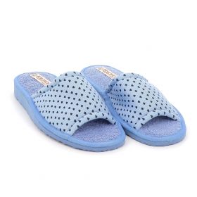 Γυναικεία Πετσετέ Παντόφλα Kolovos Χρώματος Μπλε 86 BLUE