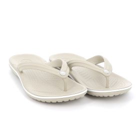Γυναικεία Σαγιονάρα Crocs Crocband Flip Ανατομική Χρώματος Μπεζ 11033-1WY