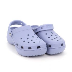 Γυναικείο Σαμπό Crocs Classic Platform Clog Ανατομικό Χρώματος Μπλε 206750-453
