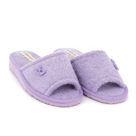 Γυναικεία Πετσετέ Παντόφλα Kolovos Χρώματος Μωβ 03 PURPLE