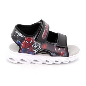 Παιδικό Πέδιλο για Αγόρι Marvel Spiderman με Φωτάκια Χρώματος Μαύρο SP014995