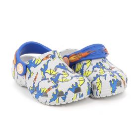Παιδικό Σαμπό για Αγόρι Crocs Classic Dragon Graphic Clog T Ανατομικό Χρώματος Γκρι 212514-1FT