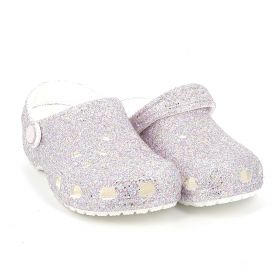 Παιδικό Σαμπό για Κορίτσι Crocs Classic Fantasy Glitter Clog K Ανατομικό Χρώματος Λευκό 212561-100