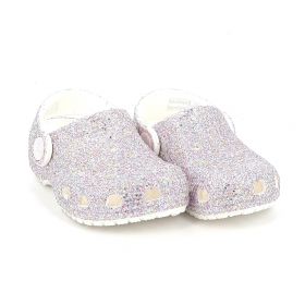 Παιδικό Σαμπό για Κορίτσι Crocs Classic Fantasy Glitter Clog T Ανατομικό Χρώματος Λευκό 212562-100