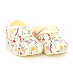 Παιδικό Σαμπό για Κορίτσι Crocs Classic Unicorn Graphic Clog T Ανατομικό Χρώματος Κίτρινο 212515-7CJ