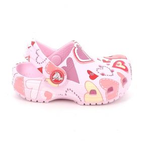Παιδικό Σαμπό για Κορίτσι Crocs Classic Vday Clog T Ανατομικό Χρώματος  Ροζ 209755-7CI