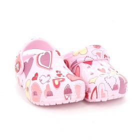 Παιδικό Σαμπό για Κορίτσι Crocs Classic Vday Clog T Ανατομικό Χρώματος  Ροζ 209755-7CI