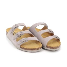 Γυναικεία Comfort Παντόφλα Plakton Χρώματος Γκρι 186456-823