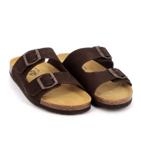 Γυναικεία Comfort Παντόφλα Plakton Χρώματος Καφέ 180010-MARRON